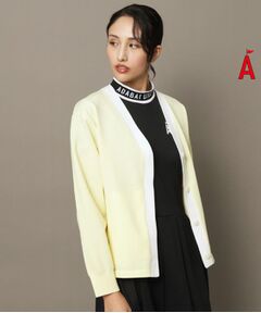 ADABAT STREAM / アダバットストリーム カーディガン・ボレロ | イージーケア Vネック カーディガン