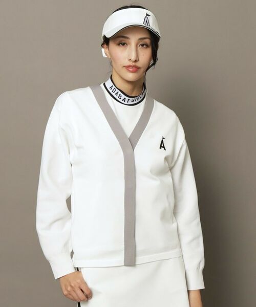 ADABAT STREAM / アダバットストリーム カーディガン・ボレロ | イージーケア Vネック カーディガン | 詳細11