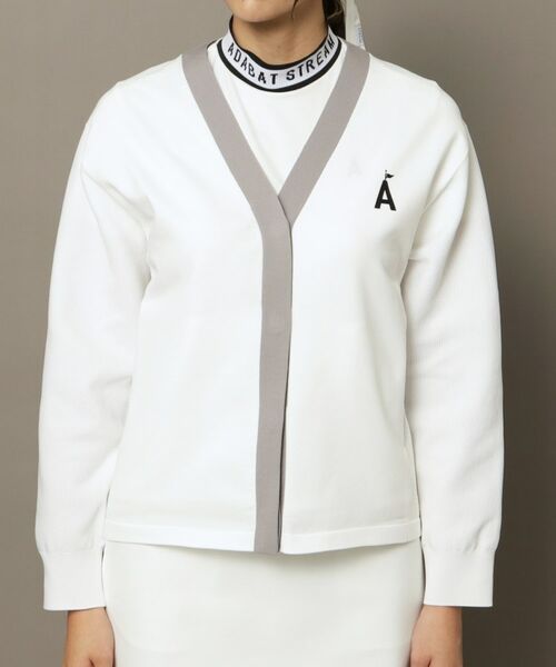 ADABAT STREAM / アダバットストリーム カーディガン・ボレロ | イージーケア Vネック カーディガン | 詳細16