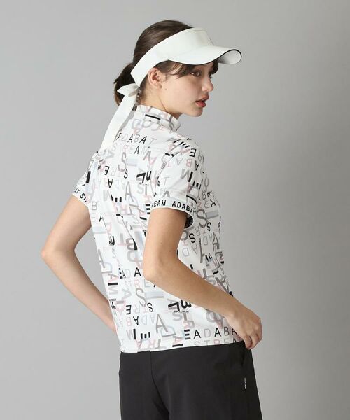 ADABAT STREAM / アダバットストリーム カットソー | UVカット/吸水速乾 タイポグラフィモックネックT | 詳細11