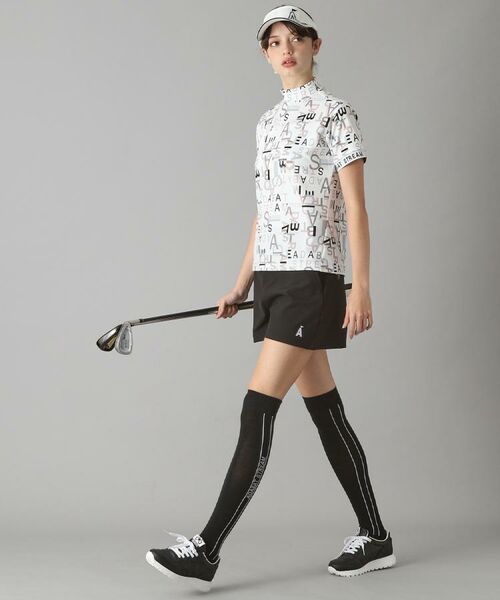 ADABAT STREAM / アダバットストリーム カットソー | UVカット/吸水速乾 タイポグラフィモックネックT | 詳細13