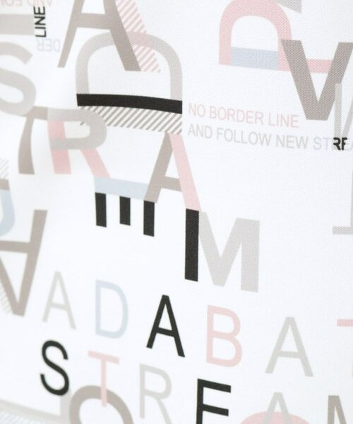 ADABAT STREAM / アダバットストリーム カットソー | UVカット/吸水速乾 タイポグラフィモックネックT | 詳細18