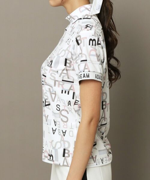 ADABAT STREAM / アダバットストリーム カットソー | UVカット/吸水速乾 タイポグラフィモックネックT | 詳細20