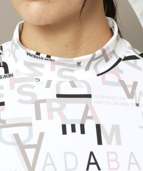 ADABAT STREAM / アダバットストリーム カットソー | UVカット/吸水速乾 タイポグラフィモックネックT | 詳細22