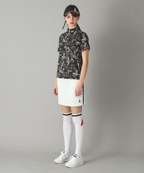 ADABAT STREAM / アダバットストリーム カットソー | UVカット/吸水速乾 タイポグラフィモックネックT | 詳細29