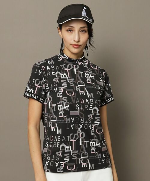 ADABAT STREAM / アダバットストリーム カットソー | UVカット/吸水速乾 タイポグラフィモックネックT | 詳細5