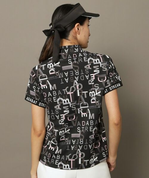 ADABAT STREAM / アダバットストリーム カットソー | UVカット/吸水速乾 タイポグラフィモックネックT | 詳細6