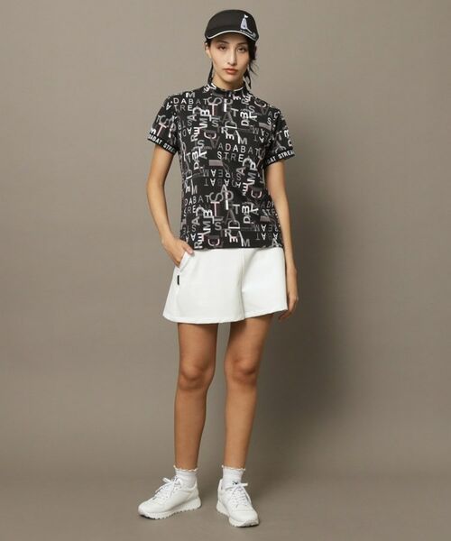 ADABAT STREAM / アダバットストリーム カットソー | UVカット/吸水速乾 タイポグラフィモックネックT | 詳細7
