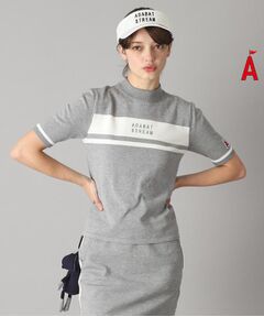 ADABAT STREAM / アダバットストリーム ニット・セーター | 半袖モックネック ニット