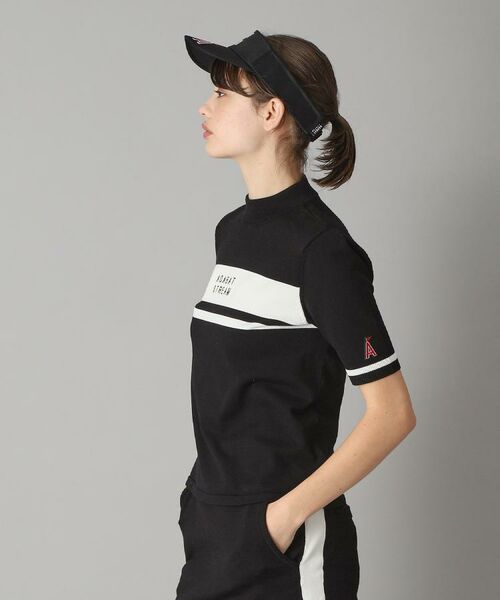 ADABAT STREAM / アダバットストリーム ニット・セーター | 半袖モックネック ニット | 詳細11