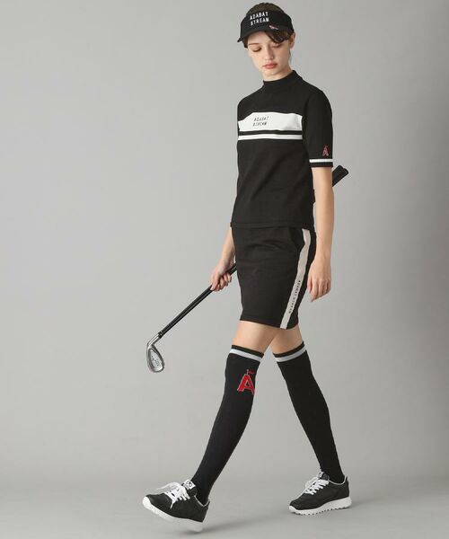 ADABAT STREAM / アダバットストリーム ニット・セーター | 半袖モックネック ニット | 詳細15