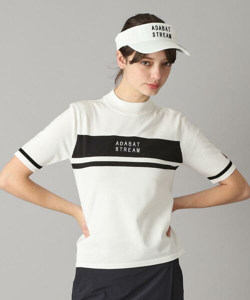 ADABAT STREAM / アダバットストリーム ニット・セーター | 半袖モックネック ニット | 詳細21