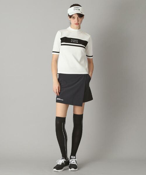 ADABAT STREAM / アダバットストリーム ニット・セーター | 半袖モックネック ニット | 詳細24