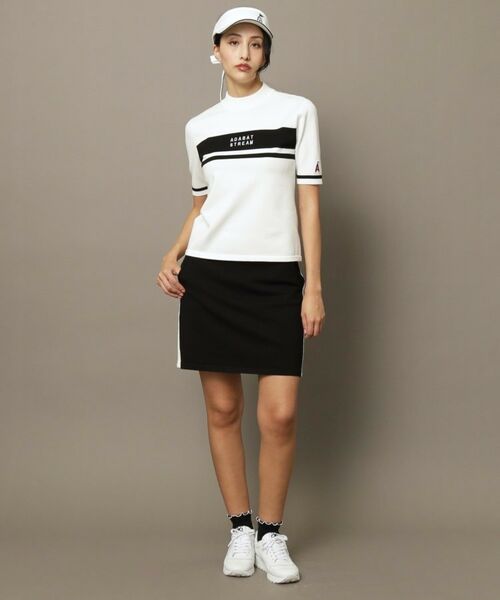 ADABAT STREAM / アダバットストリーム ニット・セーター | 半袖モックネック ニット | 詳細29