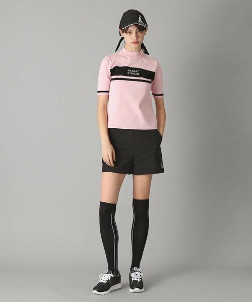 ADABAT STREAM / アダバットストリーム ニット・セーター | 半袖モックネック ニット | 詳細4