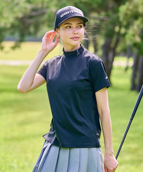 ADABAT STREAM / アダバットストリーム カットソー | UVカット/吸水速乾 ドライタッチモックネックT | 詳細1