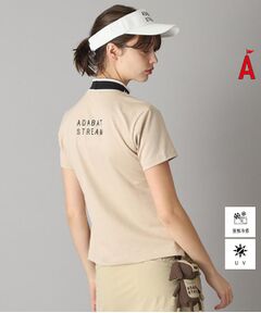 UVカット吸水速乾 ドライタッチモックネックT adabat｜UVカット/吸水速乾 ドライタッチモックネックT