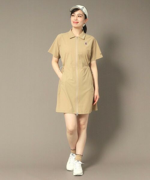 極美品adabat アダバット 中綿ワンピース ボア・カモフラ柄 グレー×白40 adabat / アダバット TOP | ファッション・服 | 三越伊勢丹