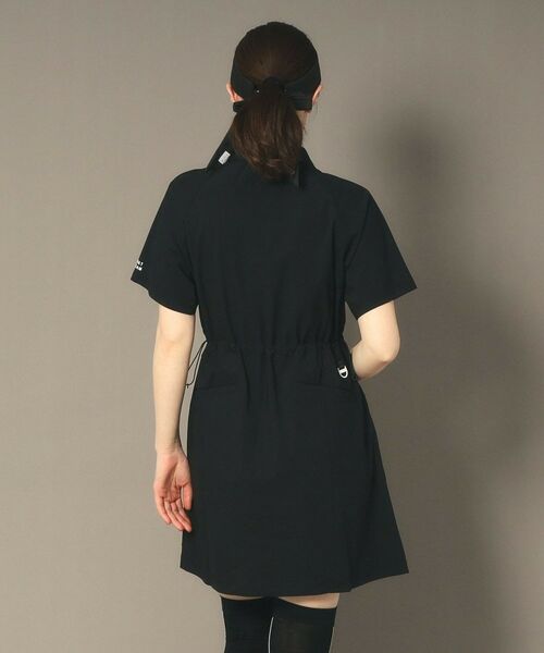 adabat - 美品　アダバットのベストチュニック ワンピース UVカット/接触冷感 クールタッチジップアップワンピース
