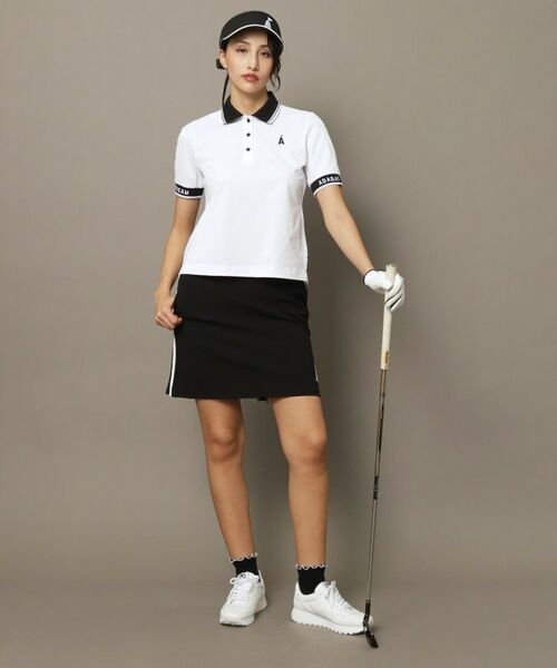 ADABAT STREAM / アダバットストリーム ミニ・ひざ丈スカート | UVカット/接触冷感 クールタッチ バックプリーツスカート | 詳細4