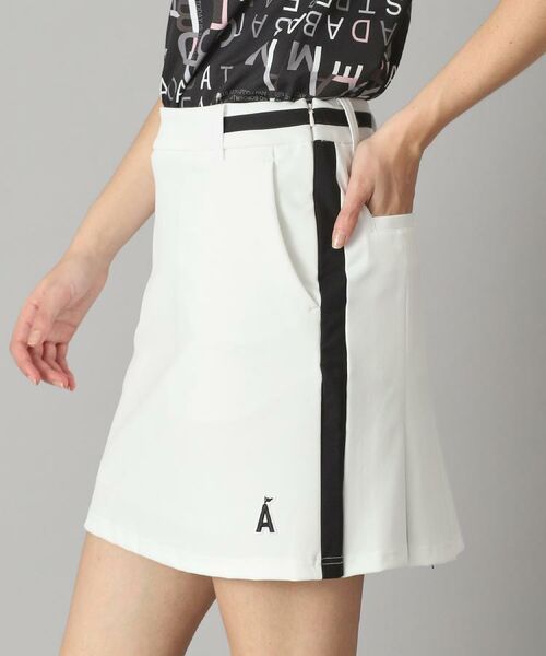 ADABAT STREAM / アダバットストリーム ミニ・ひざ丈スカート | UVカット/接触冷感 クールタッチ バックプリーツスカート | 詳細6