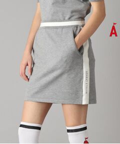 ADABAT STREAM / アダバットストリーム ミニ・ひざ丈スカート | サイドラインニットスカート