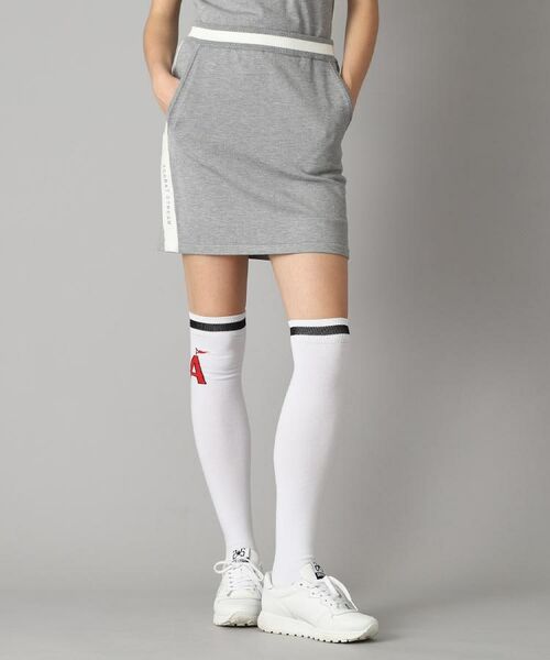 ADABAT STREAM / アダバットストリーム ミニ・ひざ丈スカート | サイドラインニットスカート | 詳細14