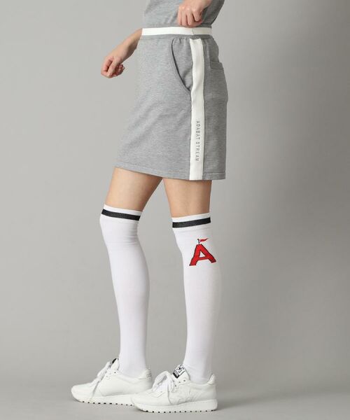 ADABAT STREAM / アダバットストリーム ミニ・ひざ丈スカート | サイドラインニットスカート | 詳細15