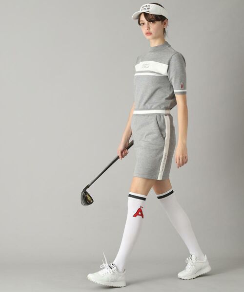 ADABAT STREAM / アダバットストリーム ミニ・ひざ丈スカート | サイドラインニットスカート | 詳細18