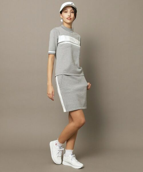 ADABAT STREAM / アダバットストリーム ミニ・ひざ丈スカート | サイドラインニットスカート | 詳細21