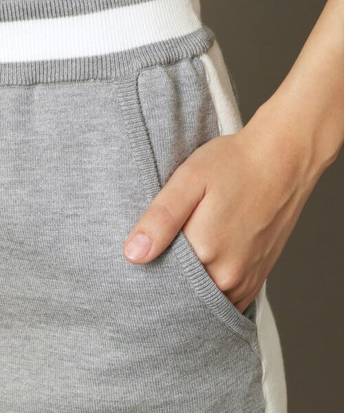 ADABAT STREAM / アダバットストリーム ミニ・ひざ丈スカート | サイドラインニットスカート | 詳細28