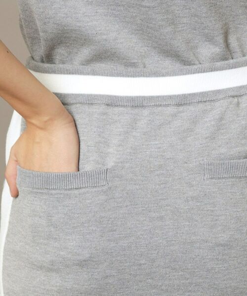 ADABAT STREAM / アダバットストリーム ミニ・ひざ丈スカート | サイドラインニットスカート | 詳細29