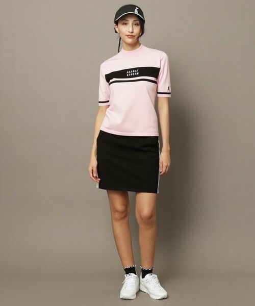 ADABAT STREAM / アダバットストリーム ミニ・ひざ丈スカート | サイドラインニットスカート | 詳細9
