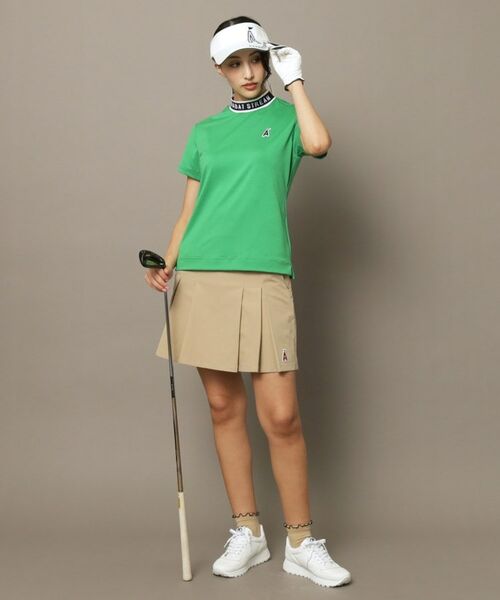 ADABAT STREAM / アダバットストリーム ミニ・ひざ丈スカート | 撥水加工 ボックスプリーツ ストレッチ スカート | 詳細16