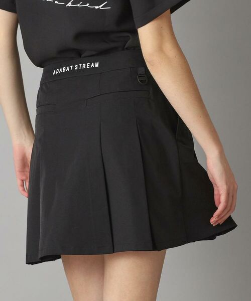 ADABAT STREAM / アダバットストリーム ミニ・ひざ丈スカート | 撥水加工 ボックスプリーツ ストレッチ スカート | 詳細2