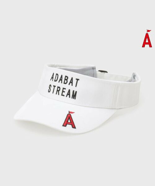 ADABAT STREAM/アダバットストリーム ADABAT STREAM ロゴバイザー ホワイト(001) 00 ADABAT STREAM/アダバットストリーム ADABAT STREAM ロゴバイザー ホワイト(001) 00