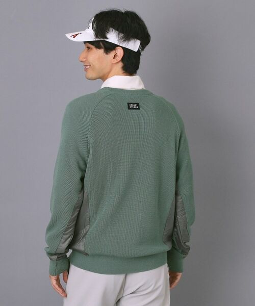ADABAT STREAM / アダバットストリーム ニット・セーター | 布帛コンビクルーネックニット | 詳細13