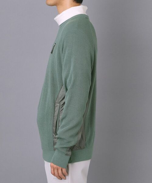 ADABAT STREAM / アダバットストリーム ニット・セーター | 布帛コンビクルーネックニット | 詳細18