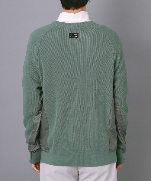ADABAT STREAM / アダバットストリーム ニット・セーター | 布帛コンビクルーネックニット | 詳細19