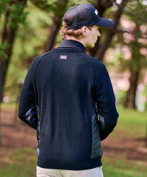 ADABAT STREAM / アダバットストリーム ニット・セーター | 布帛コンビクルーネックニット | 詳細2