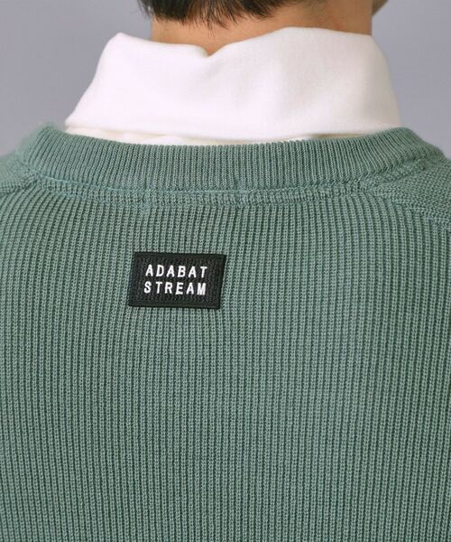 ADABAT STREAM / アダバットストリーム ニット・セーター | 布帛コンビクルーネックニット | 詳細21