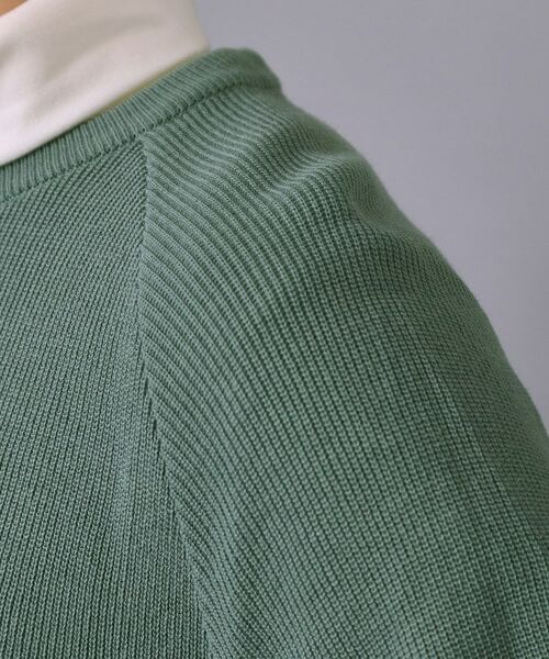 ADABAT STREAM / アダバットストリーム ニット・セーター | 布帛コンビクルーネックニット | 詳細22