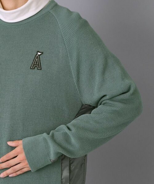ADABAT STREAM / アダバットストリーム ニット・セーター | 布帛コンビクルーネックニット | 詳細23