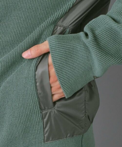 ADABAT STREAM / アダバットストリーム ニット・セーター | 布帛コンビクルーネックニット | 詳細24