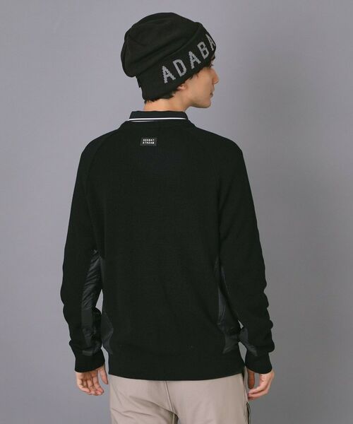ADABAT STREAM / アダバットストリーム ニット・セーター | 布帛コンビクルーネックニット | 詳細5