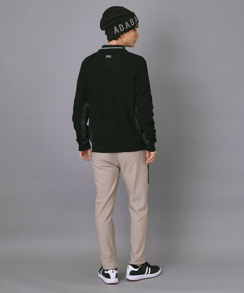 ADABAT STREAM / アダバットストリーム ニット・セーター | 布帛コンビクルーネックニット | 詳細6