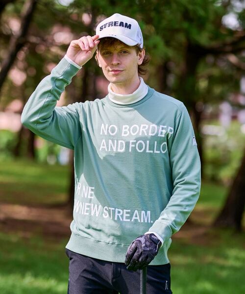 ADABAT STREAM / アダバットストリーム ニット・セーター | イージーケアメッセージロゴニット | 詳細13