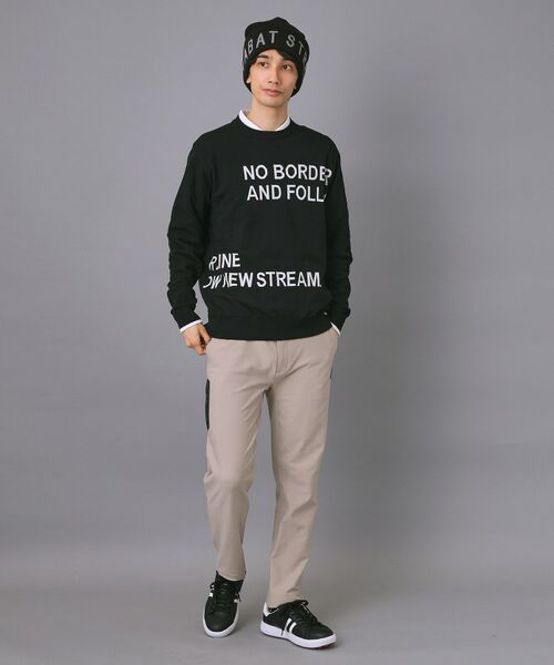 ADABAT STREAM / アダバットストリーム ニット・セーター | イージーケアメッセージロゴニット | 詳細4