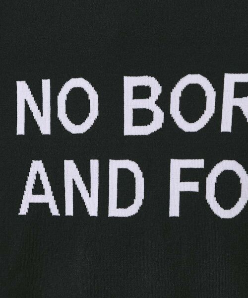 ADABAT STREAM / アダバットストリーム ニット・セーター | イージーケアメッセージロゴニット | 詳細6