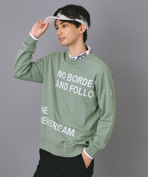 ADABAT STREAM / アダバットストリーム ニット・セーター | イージーケアメッセージロゴニット | 詳細8